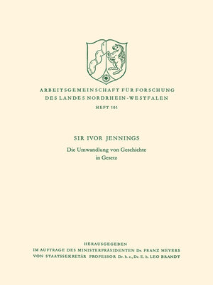 cover image of Die Umwandlung von Geschichte in Gesetz